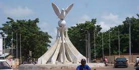 La colombe de la paix située en pleine cœur de la ville de Lomé